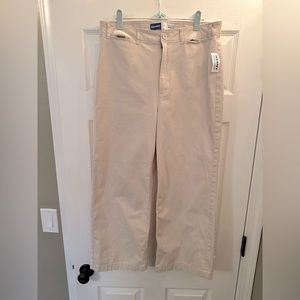 Old Navy High Waist Wide Leg Crop Pants